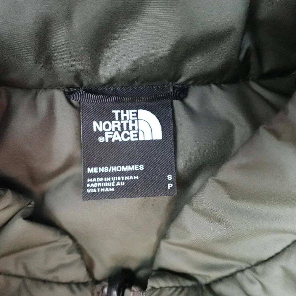 North Face Thermoball Eco Jacket Mens Small Green Quilted Puffer Zip Insulated